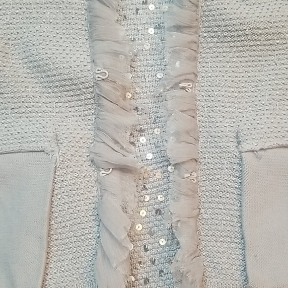 Silver sequin sweater - Picture 7 of 8